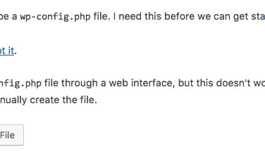 wordpress安装失败wp-config.php无法创建的解决方法